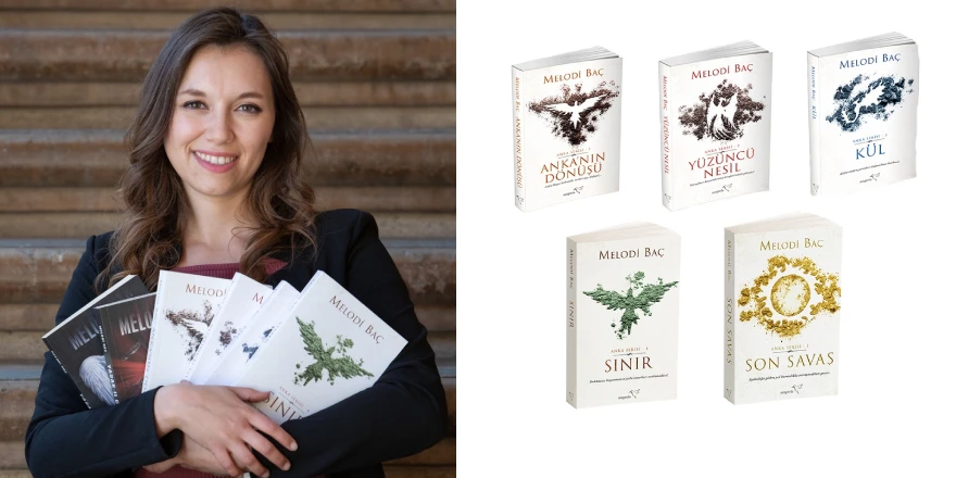 Yazar Melodi Baç'ın Anka serisinin son kitabı Türkiye’de, ilk romanı ise tüm dünyada yayımlanıyor